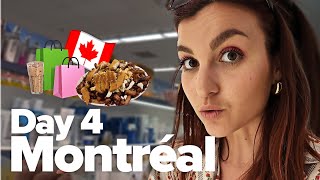 VLOG MONTRÉAL 🇨🇦  BEST poutine haul courses amp coffee spots [upl. by Eked]