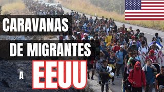 CARAVANA DE INMIGRANTES que van a Estados Unidos 🇺🇲 [upl. by Wynny]