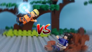 Naruto Rasengan VS Sasuke Chidori  Final Battle 🦊 🐸 🍜 LEGO Naruto Ninja Ultimate Stop Motion [upl. by Giarc]