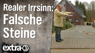 Realer Irrsinn Falsche Pflastersteine in Kiel  extra 3  NDR [upl. by Justin]