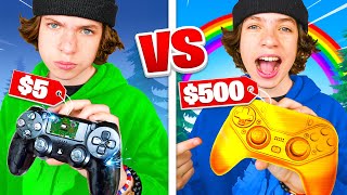 5 Controller vs 500 Controller Challenge  Fortnite [upl. by Rockwood861]