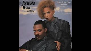 Never Knew Love Like This  Alexander ONeal Featuring Cherrelle [upl. by Levon]