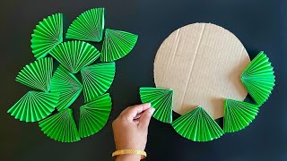 Unique Wall Hanging Craft  Paper Craft For Home Decoration  Paper Flower Wall Hanging  DIY [upl. by Godfrey614]