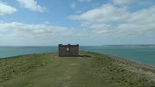 Panorama from summit of the wonderful Burgh Island off Bigbury on Sea Devon England UK [upl. by Notlef294]