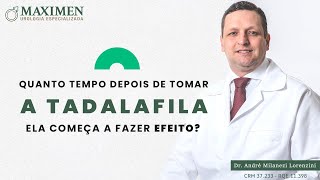 Quanto tempo demora para a tadalafila começar a agir no corpo [upl. by Rosina419]