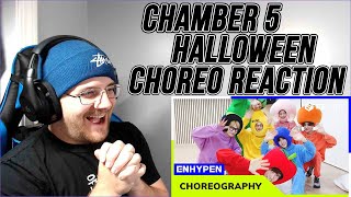 ENHYPEN Chamber 5 Choreography Halloween Reaction These Goofballs [upl. by Teena386]