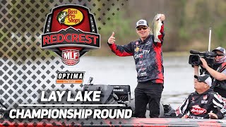 Bass Pro Tour  REDCREST 2024  Lay Lake  Championship Round Highlights [upl. by Yauqram]