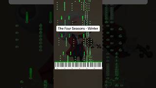 The Four Seasons  Winter  Vivaldi piano pianotutorial thefourseasons vivaldi [upl. by Eirb]