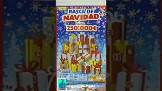 Rasca de Navidad de la ONCE Rasca y gana ¿Cómo funciona  GANA 250000 € SHORTS [upl. by Thaddeus]