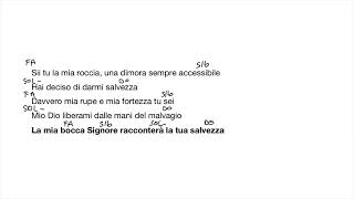 La mia bocca Signore Racconterà la tua salvezza IV Dom Ordinario C [upl. by Jessey]