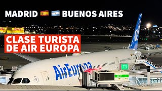 🇪🇸 AIR EUROPA Madrid Buenos Aires  clase turista  Boeing 787 [upl. by Rochus2]