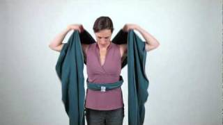 Moby Wrap Wrapping Gathered Instructions [upl. by Haek]