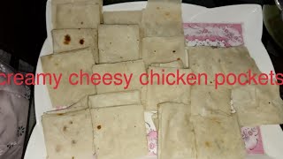 creamy cheesy chicken frozen pockets food chickenrecipes [upl. by Skantze]