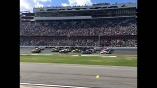 NASCAR flyby at Daytona 2015 [upl. by Ahsienek203]