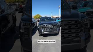 Luxury Truck Showdown Tundra vs Ram 1500 [upl. by Akeret]