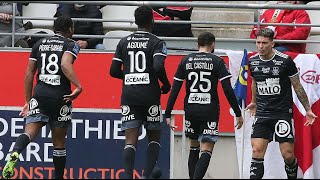 Reims 11 Brest  France Ligue 1  All goals and highlights  20022022 [upl. by Aleak]