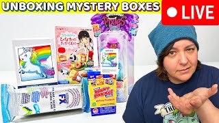 Unboxing WEIRD Mystery Boxes I Forgot About 🔴 LIVE STREAM 🔴 [upl. by Carn]