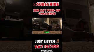 Day 10200 pushup challenge workout pushupchallenge motivation [upl. by Ahseihs]