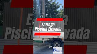 piscinaelevada Como entregamos las piscinas elevadas y el instalador tiene la grua lista [upl. by Yngiram]