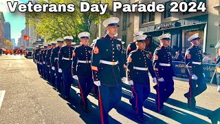 LIVE  New York City 105th Annual Veterans Day Parade 2024 [upl. by Hendrik206]