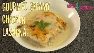 Gourmet Chicken Lasagna Amazing Creamy Cheese Chicken Lasagna  The Best [upl. by Grobe925]