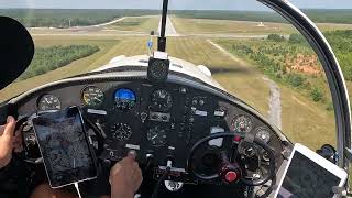 1947 Ercoupe ERCO Adventures  Landing at KGRD SC [upl. by Markos]