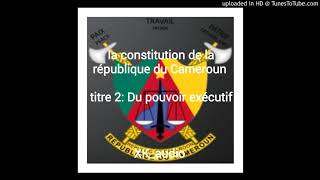 la constitution de la république du Cameroun [upl. by Lak973]