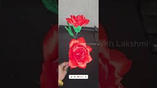 Beautiful Satin Ribbon Rose Flower Making l DIY l Hand Made [upl. by Mimi]