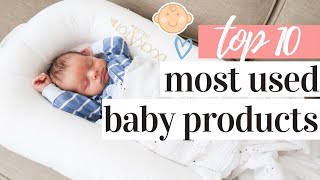 NEWBORN ESSENTIALS 2020  OUR TOP 10 MOST USED BABY PRODUCTS FOR A 1 MONTH OLD [upl. by Shirk]