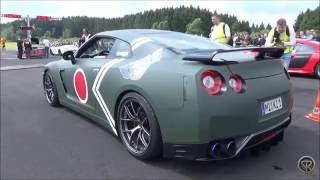 Kamikaze GTR R35 w Armytrix Titanium Exhaust  LOUD ACCELERATION [upl. by Perlman25]