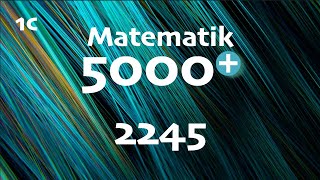 Matematik 5000 1c 2245 matte 1c [upl. by Cohbath]