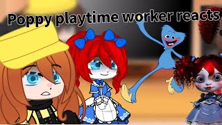 Past poppy playtime workers react [upl. by Nojel]