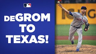 Jacob deGrom AGREES TO DEAL WITH THE TEXAS RANGERS Signs 5year contract in the Lone Star State [upl. by Aryajay155]