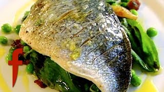 Gordon Ramsays Black Bream Recipe  The F Word [upl. by Junette]