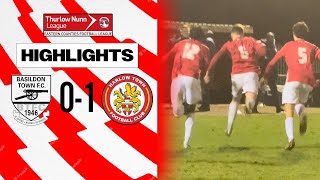 Penalty Drama Sends Us Top  Basildon Town 01 Harlow Town Highlights [upl. by Brendin622]