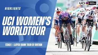 Stage 1  Lloyds Bank Tour of Britain  2024 UCI Womens WorldTour [upl. by Attiuqahs869]