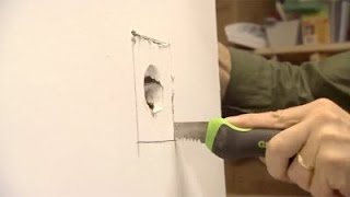 The Easy Way to Patch Holes in Drywall  Todays Homeowner with Danny Lipford [upl. by Lraep]