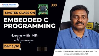 Master Class on quotEmbedded C ProgrammingquotDAY 530  M K Jeeva rajan [upl. by Ichabod]