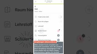 QuickTipp Anwesenheitskontrolle in der UntisMobile App [upl. by Oileve]