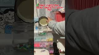 Christmas bead confetti 🫶🎄🦌🧑🏻‍🎄  shorts claybeadbracelets christmas fypシ゚viral [upl. by Ahcsrop]