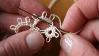 Needle Tatting  Best Needle Tatting Tip Katys secret quotspecial stepquot by RustiKate [upl. by Valerle]