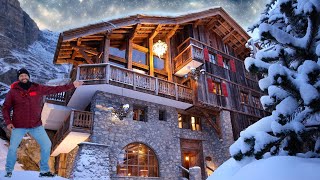 Exploring the Most ICONIC amp AUTHENTIC Mega Chalet in Val dIsère French Alps [upl. by Aric40]