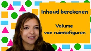 Inhoud  Volume van ruimtefiguren berekenen│BijlesHuis [upl. by Pollitt610]