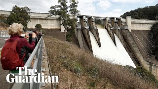 Sydneys Warragamba Dam water storage reaches full capacity [upl. by Huttan]