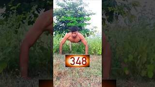 500 push up challenge pushap pushps pushupchallange shorts sortfeed [upl. by Bergh]