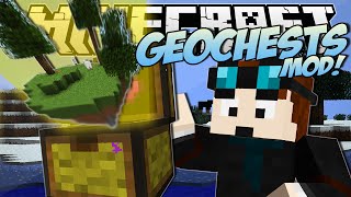 Minecraft  GEOCHESTS MOD World Eating Chests  Mod Showcase [upl. by Ellennahs]