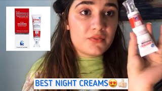 Merium Pervaiz night creams for glowing and helathy skin 😍 Best night creams for girls EVENTONE C [upl. by Selena]