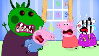 Zombie Apocalypse Peppa Family Turn Into Zombies  Peppa Pig Funny Animation [upl. by Flavian]