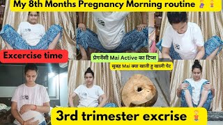 My 8th Months Healthy morning pregnancy 🤰 Routine what I eat pregnancysecret dailyvlog pregnancy [upl. by Som]