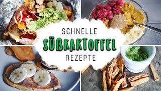 Süßkartoffel Rezepte  kalorienarm amp schnell [upl. by Jola]